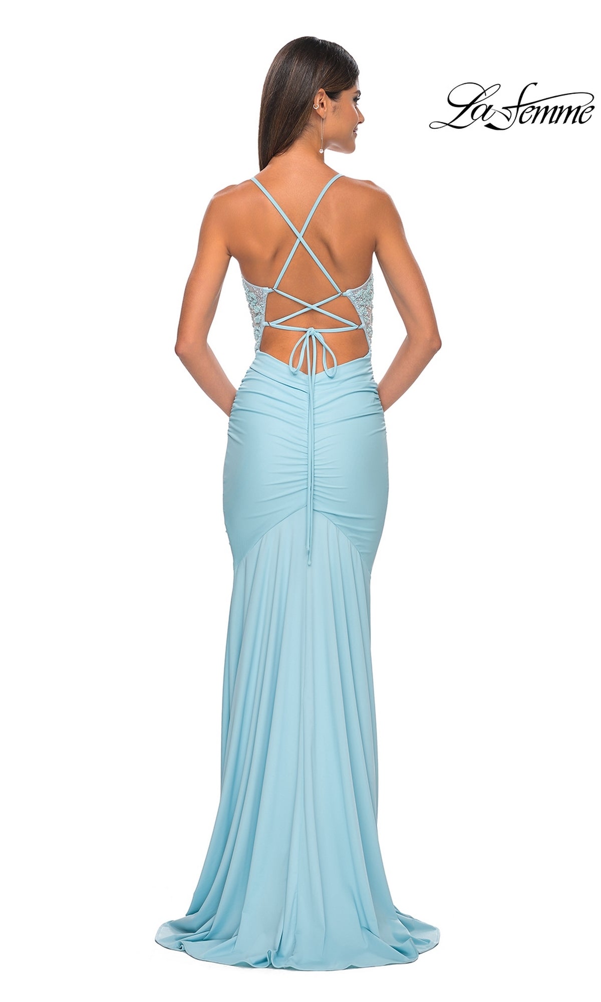 La Femme Long Prom Dress 32054
