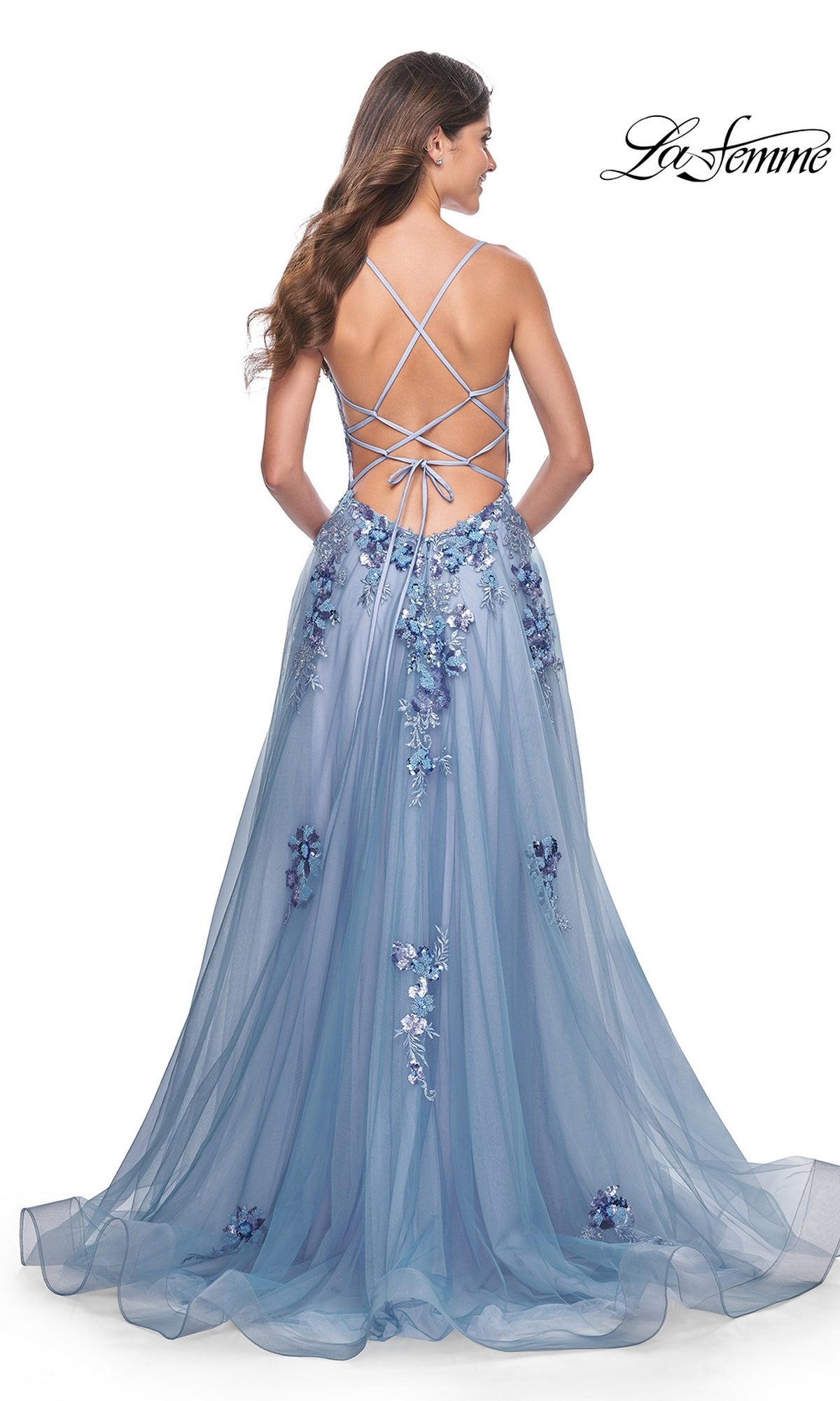 La Femme Long Prom Dress 32057