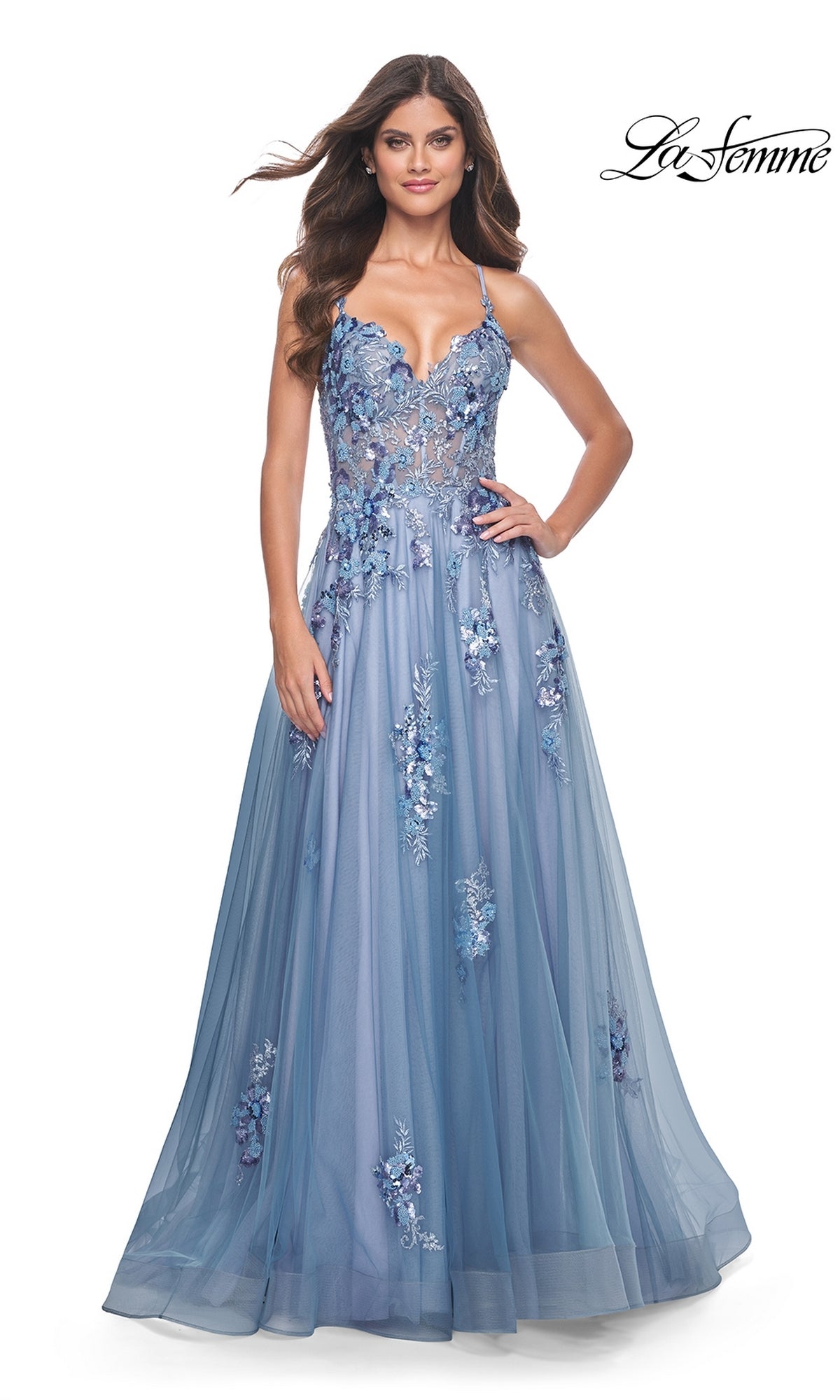 La Femme Long Prom Dress 32057