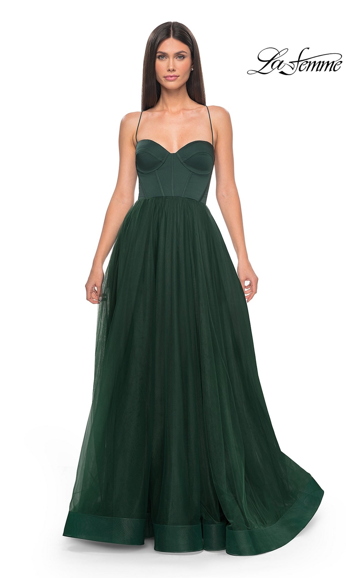 slim fit dress slacks La Femme Dress 32065
