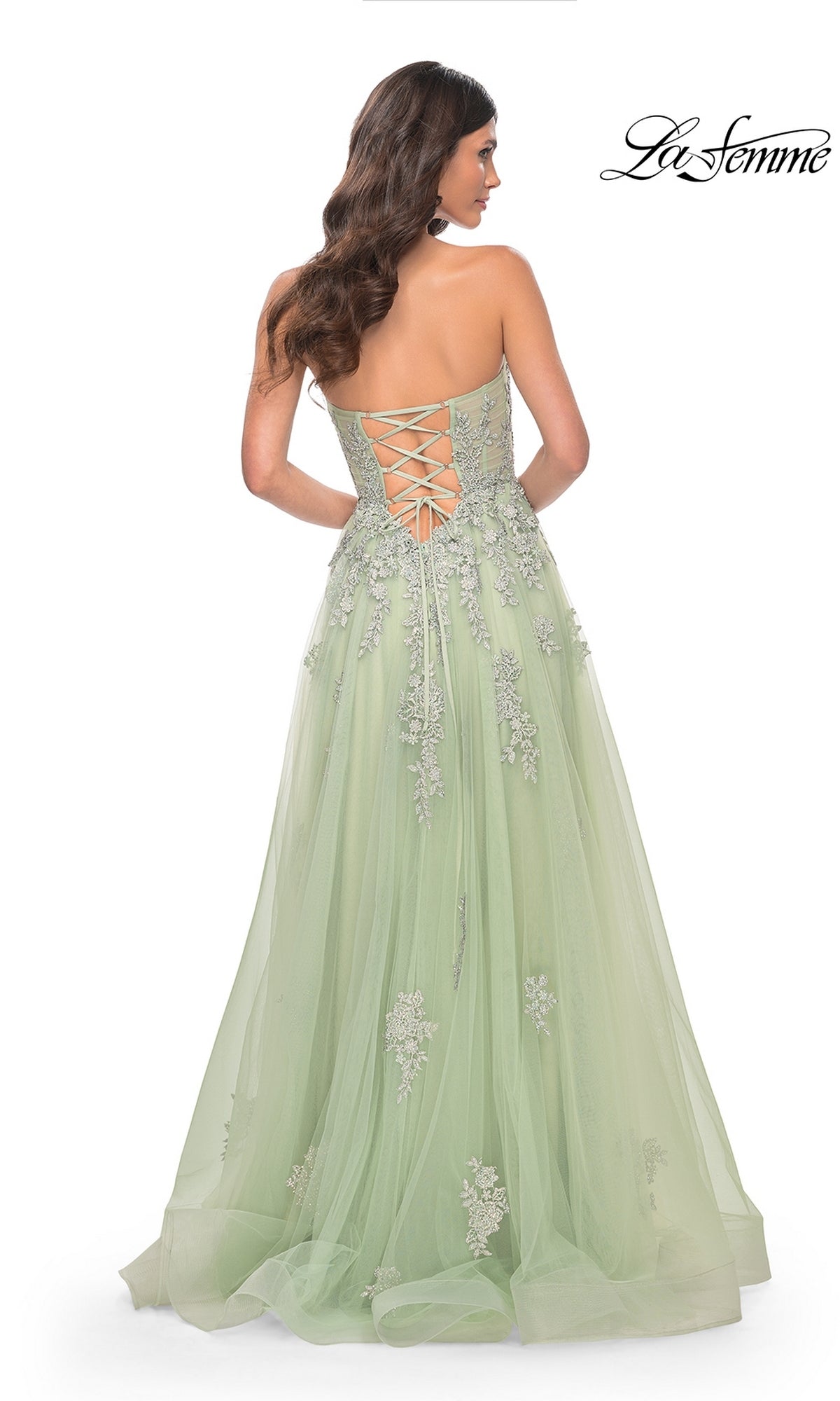 La Femme Long Prom Dress 32084