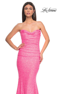 La Femme Long Prom Dress 32092