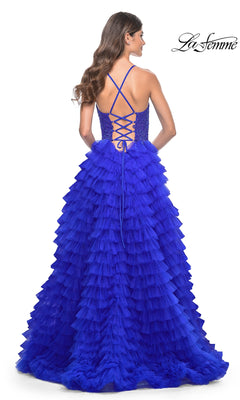 La Femme Dress 32128 - Dark Emerald
