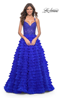 La Femme Dress 32128 - Dark Emerald La Femme Dress 32128 - Dark Emerald