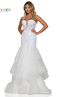 Colors Dress Mermaid Prom Dress 3212