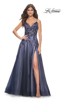 La Femme Long Prom Dress 32185