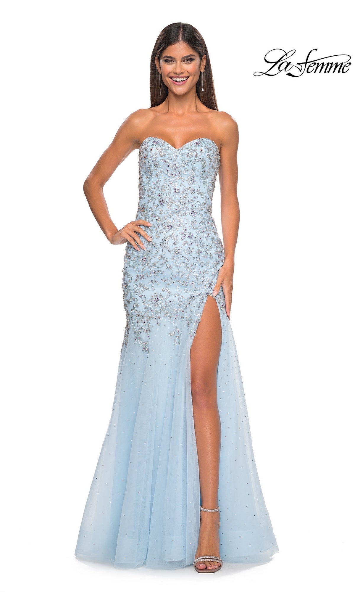 La Femme Long Prom Dress 32197