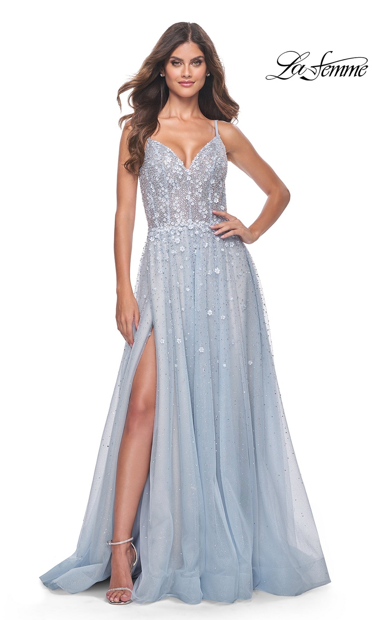 La Femme Long Prom Dress 32215