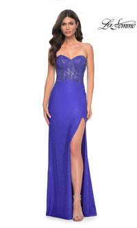 La Femme Long Prom Dress 32245