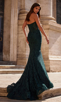 La Femme Strapless Long Mermaid Prom Dress 32249