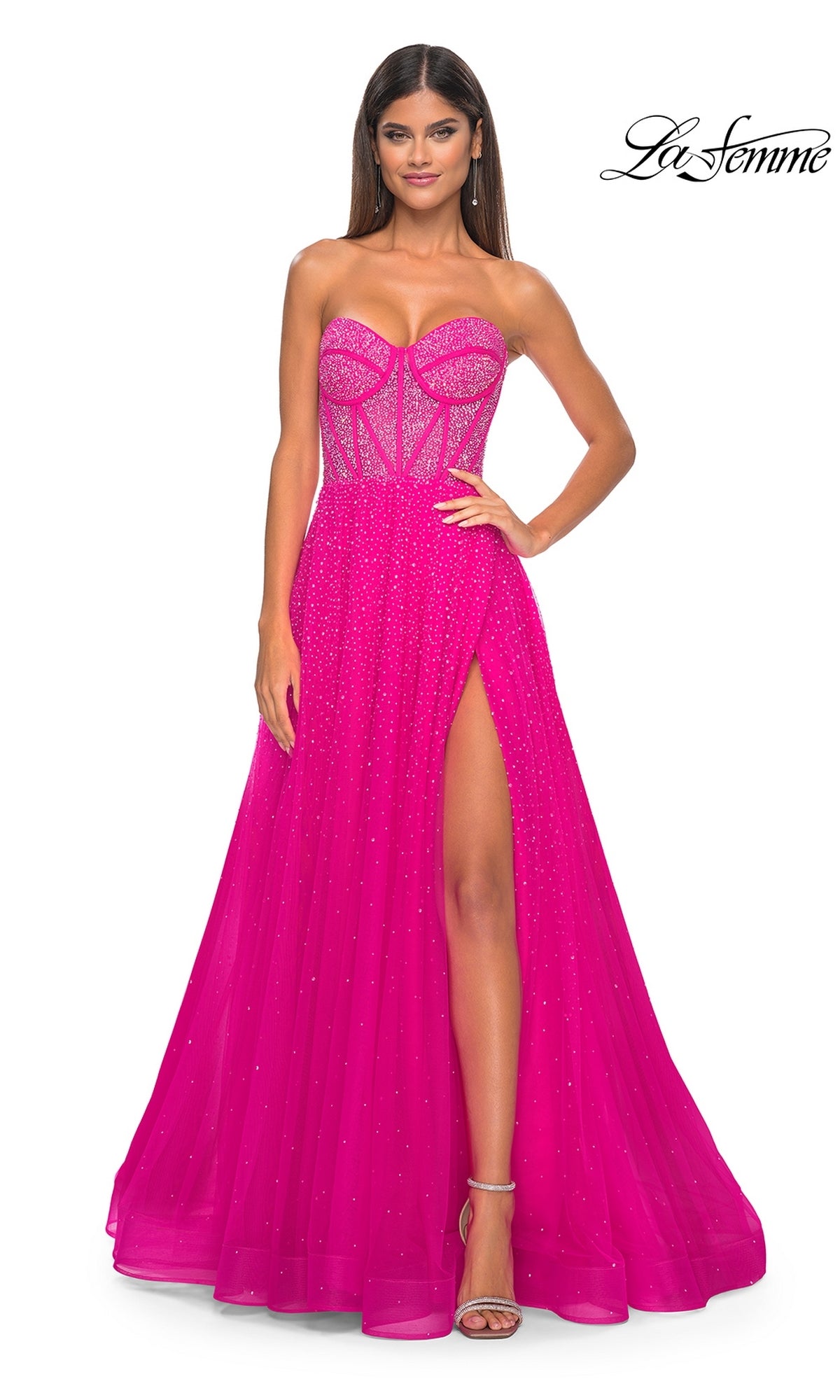 La Femme Long Prom Dress 32278