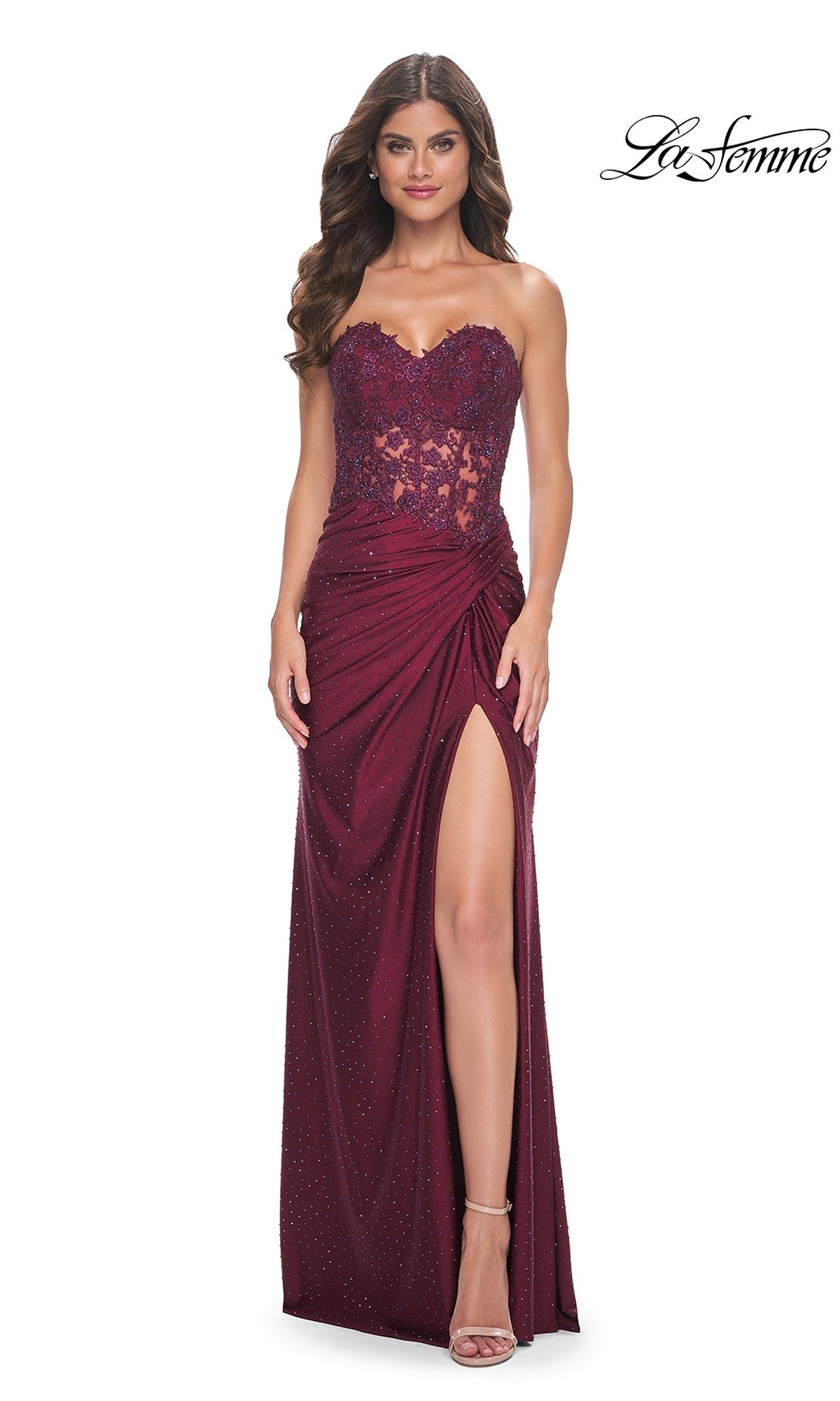 La Femme Long Prom Dress 32301