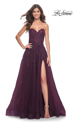 princess polly baby blue dress Plum Purple Bridesmaid Dresses main image 1