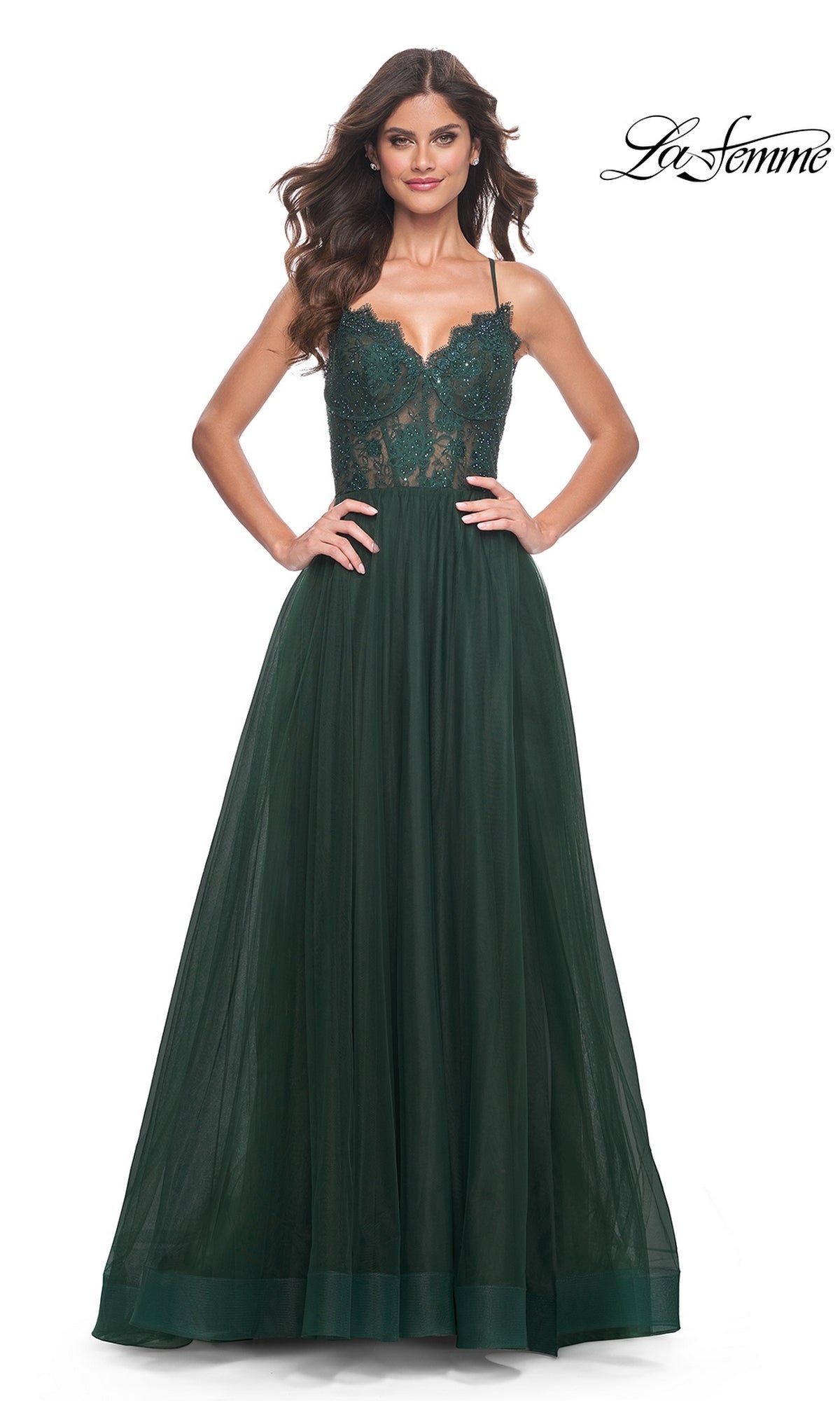 La Femme Long Prom Dress 32306