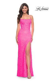 La Femme Long Prom Dress 32423