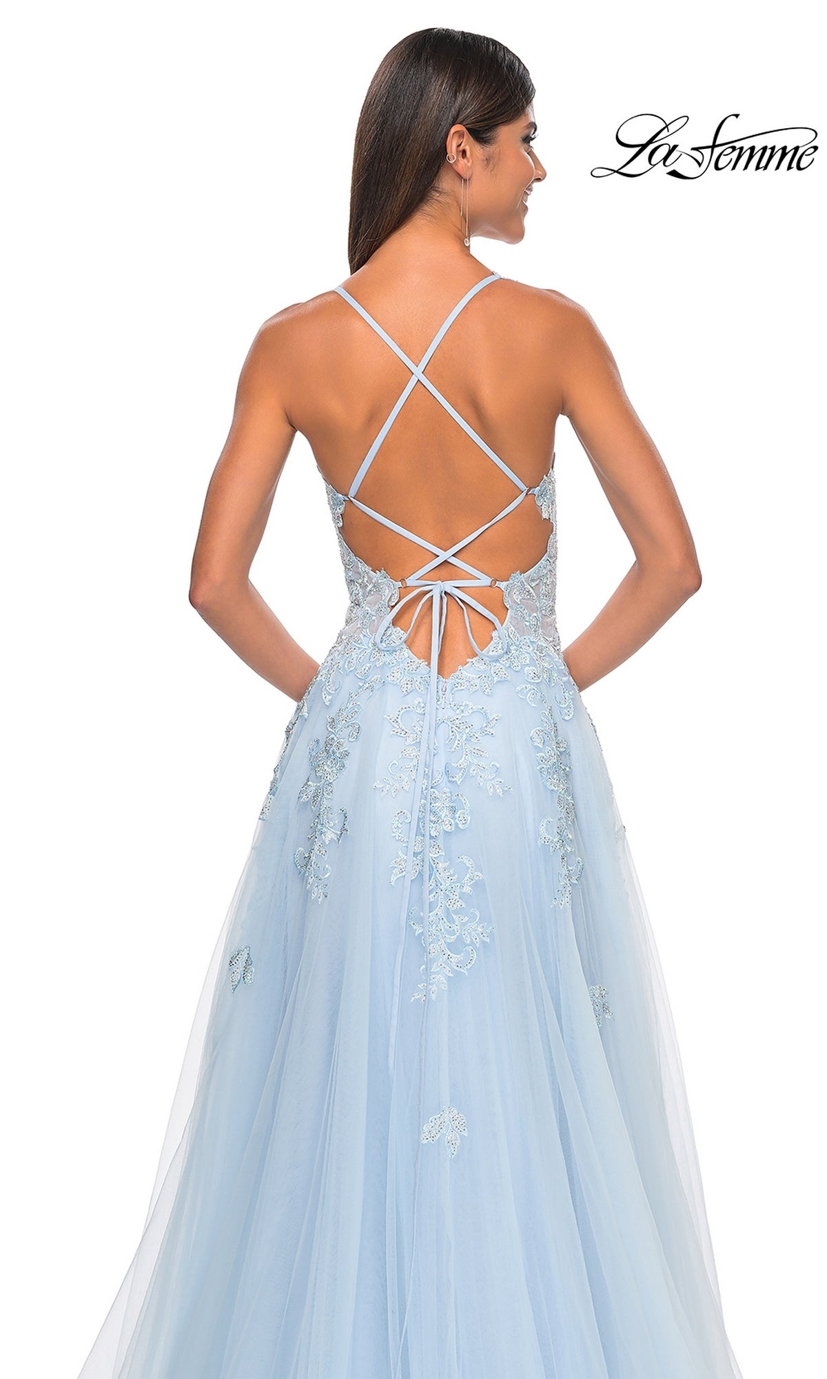 La Femme Long Prom Dress 32438