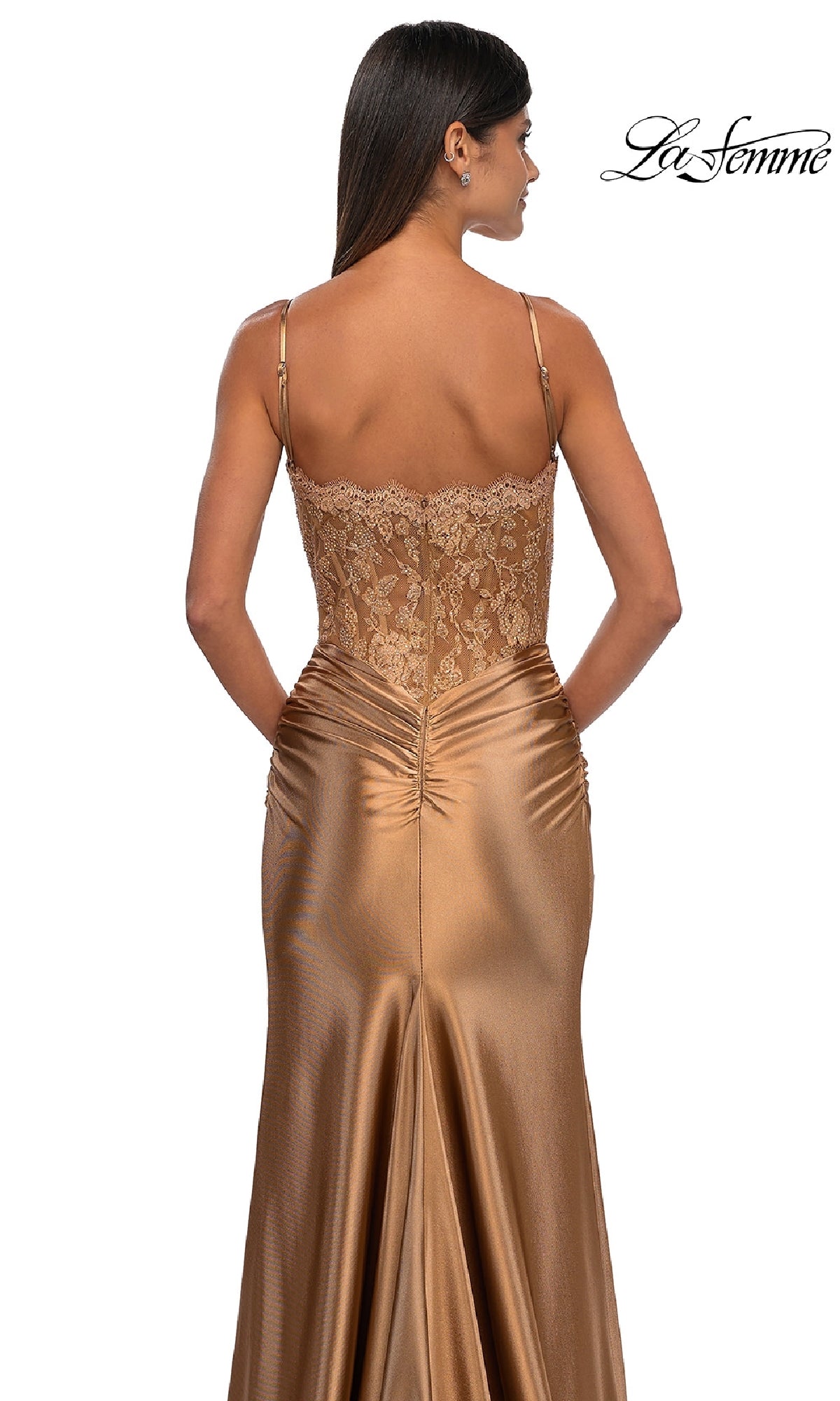 tan formal dresses Sheer-Waist Long Prom Dress with Glitter Bodice – PromGirl Coat Size:42 L YGroup_leticia-midi It is crafted from Navy Floral Boho A-Line