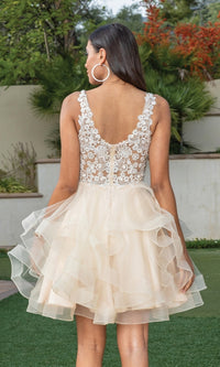 Short Ball Gown Prom Dress 3273