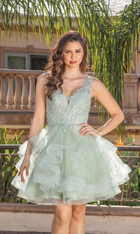 Short Ball Gown Prom Dress 3273