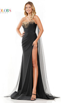 Strapless Long Formal Gown 3279 by Colors Dress