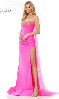 Strapless Long Formal Gown 3279 by Colors Dress