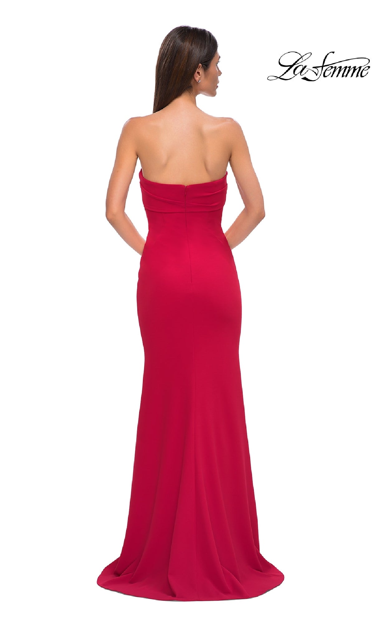 Strapless Sweetheart Prom Gown: La Femme 32863