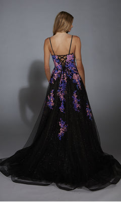 Aerie Couture 328 Prom Dress - Black/Purple | NewYorkDress Aerie Couture 328 Prom Dress - Black/Purple | NewYorkDress
