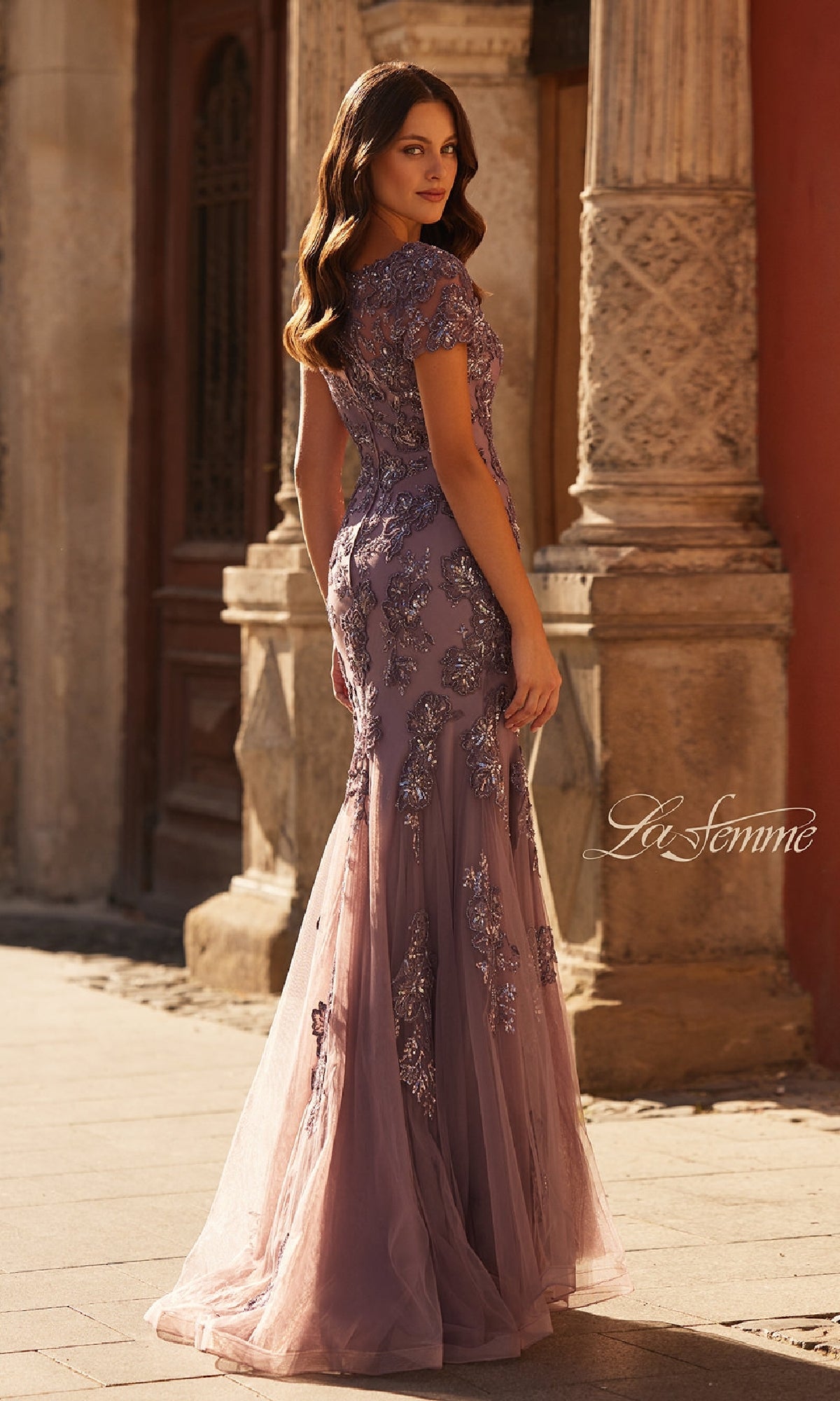 Long Formal Dress: La Femme 32940