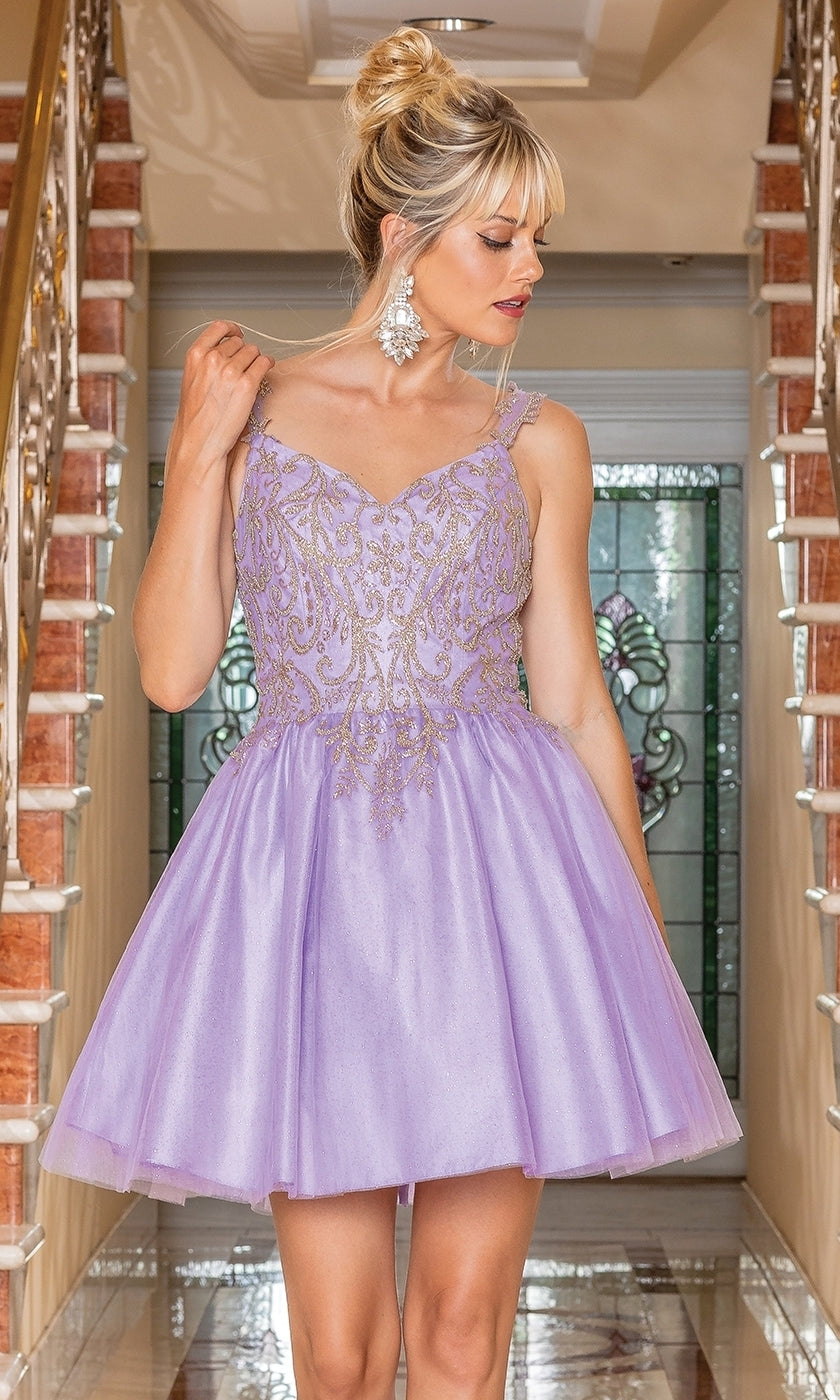 Homecoming Dresses Trendy Prom Dress 2019 Lace-Up Short Glitter Homecoming Dress With Embroidery Lilac 3XLarge Homecoming Dresses Trendy Prom Dress 2019 Lace-Up Short Glitter Homecoming Dress With Embroidery Lilac 3XLarge