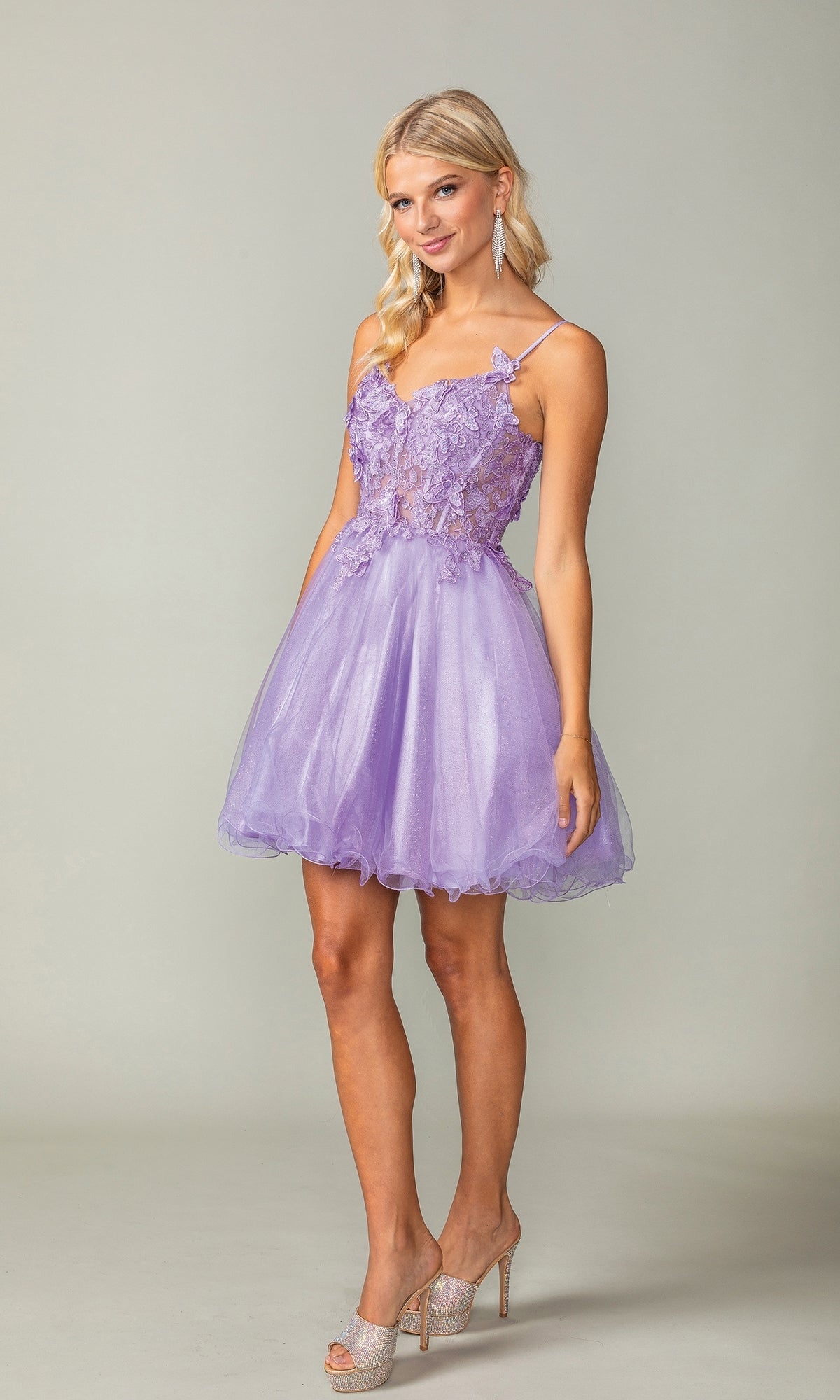 Short Pastel Homecoming Dress 3341