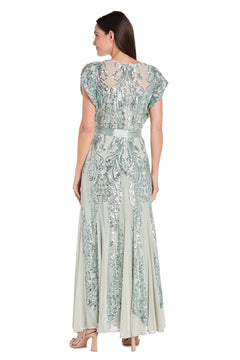 Formal Long Dress Mother of The Bride Petite R&M Richards 3465P