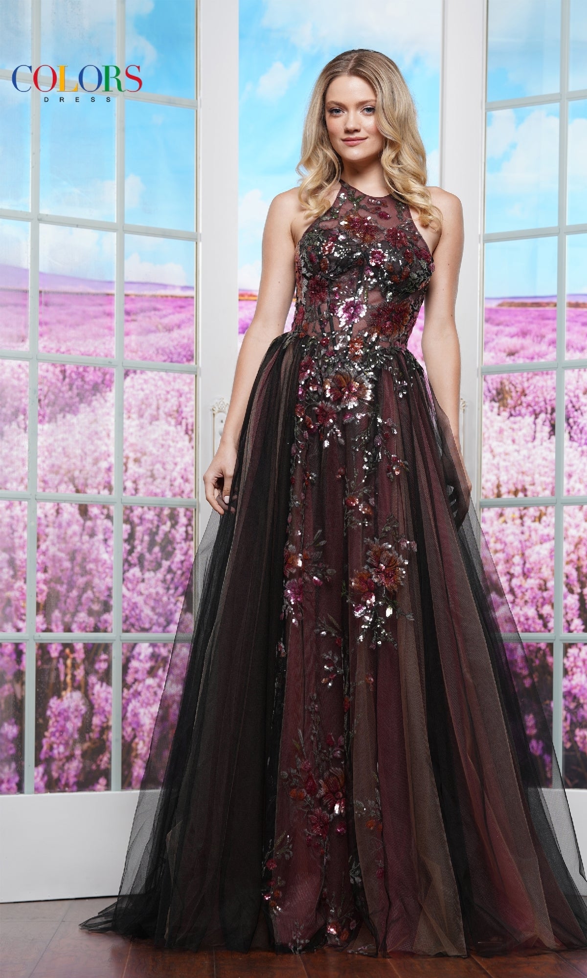 Long Black Prom Dress: Colors Dress 3578