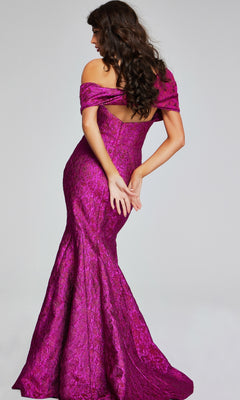Jovani 39114 Long Formal Dress Fuchsia / 8 Jovani 39114 Long Formal Dress Fuchsia / 8