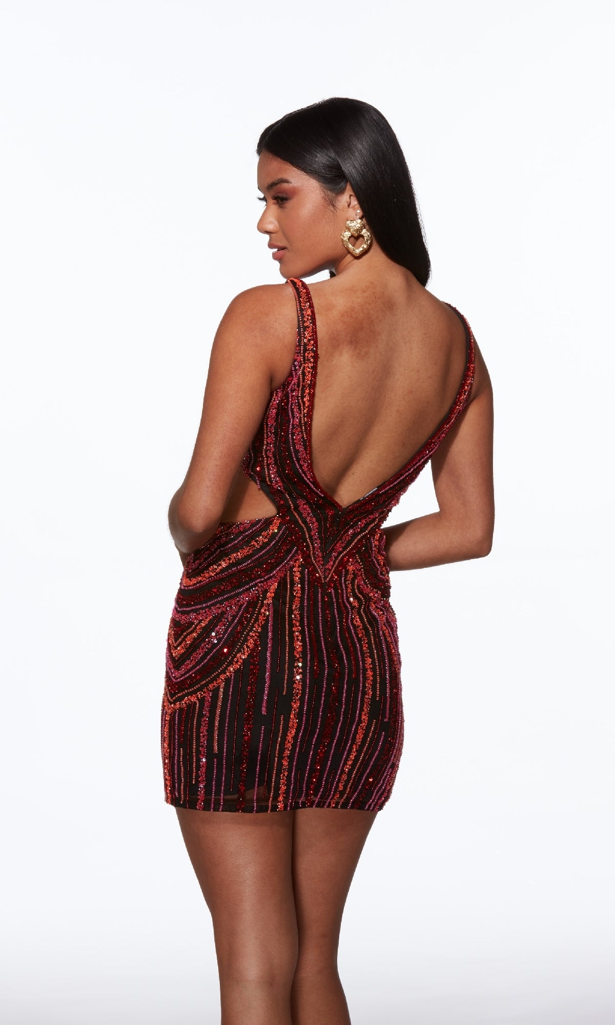 Short Homecoming Dress: Alyce 40012