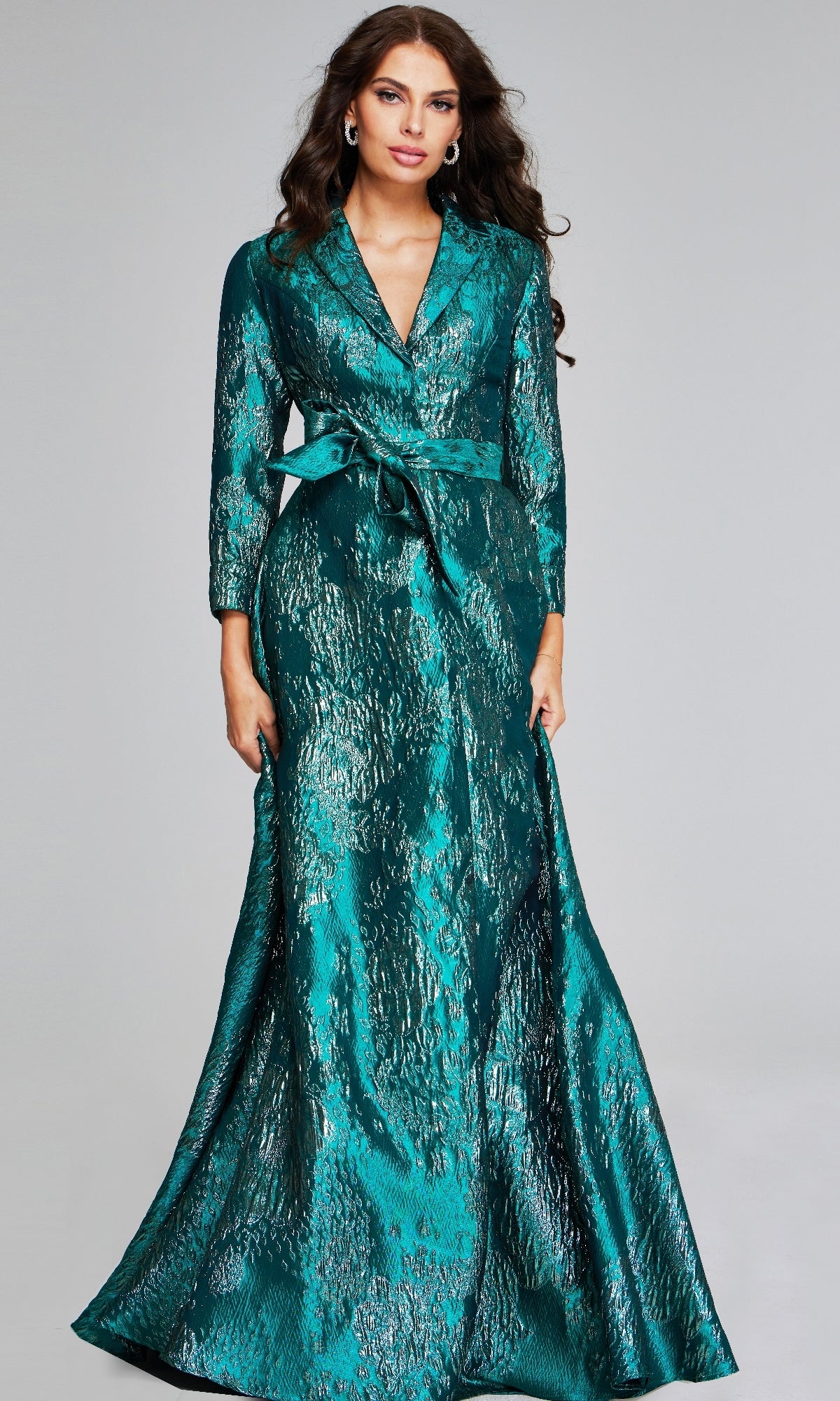 Jovani 40297 Long Formal Dress Green / 14 Jovani 40297 Long Formal Dress Green / 14