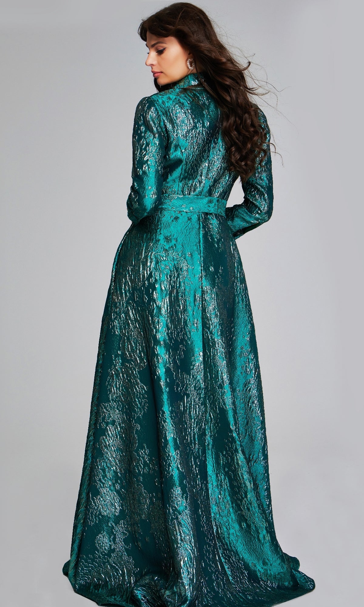 Jovani 40297 Long Formal Dress Green / 14 Jovani 40297 Long Formal Dress Green / 14