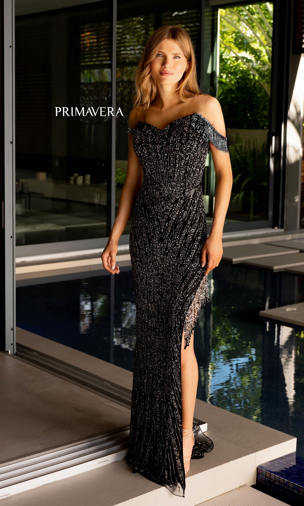 Primavera 4127 Designer Prom Gown
