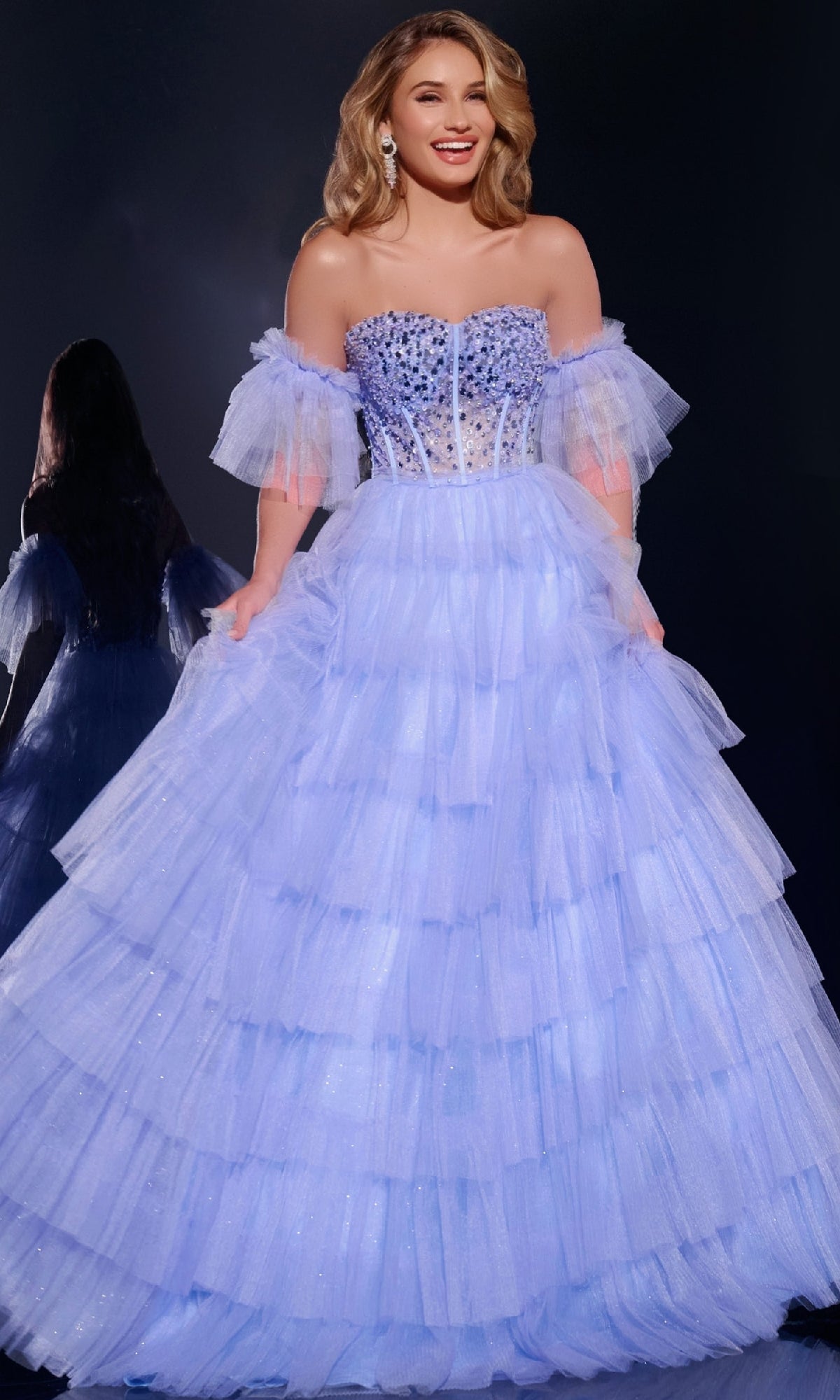 Long Prom Dress: Jovani 42249