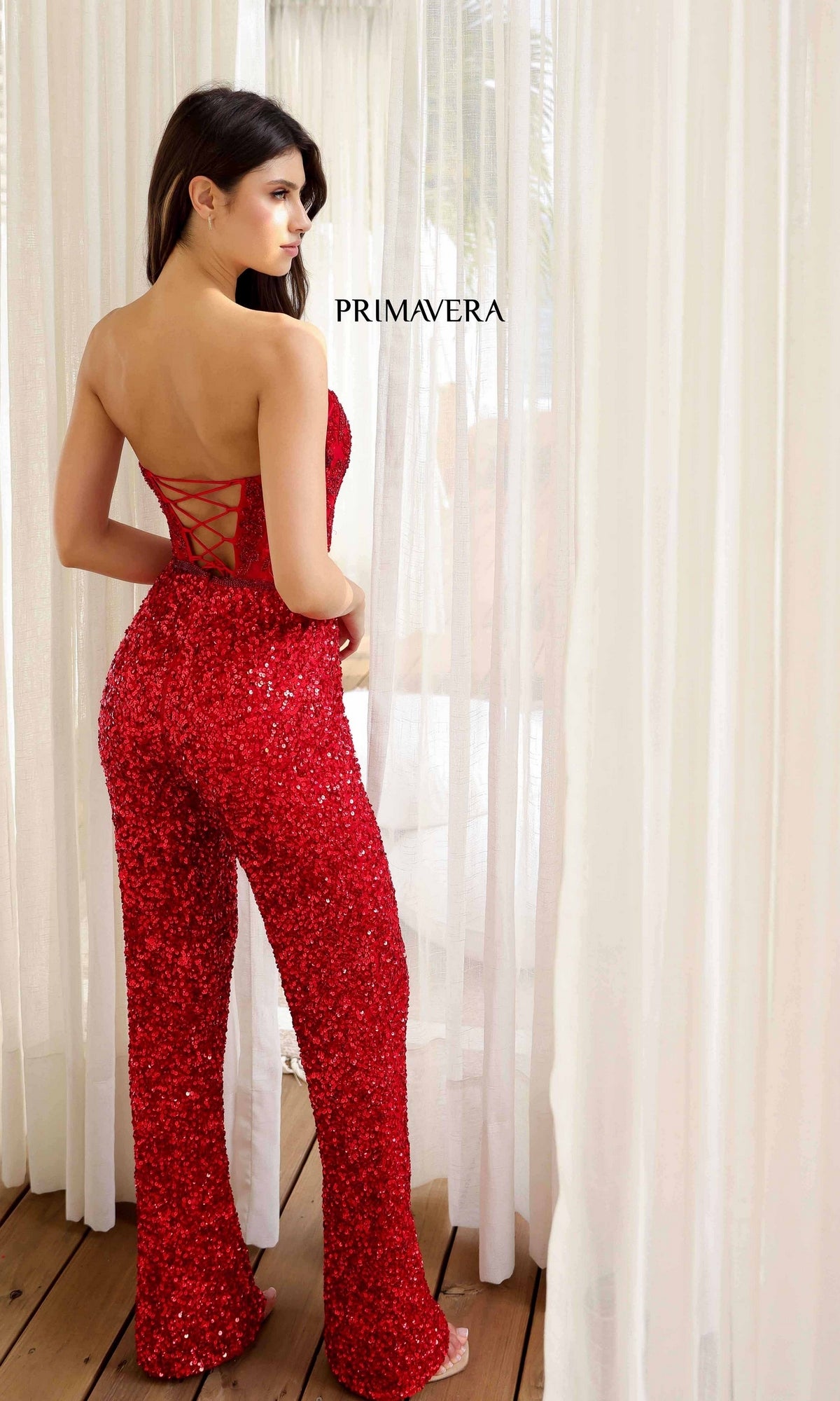 Primavera 4272 Long Formal Jumpsuit