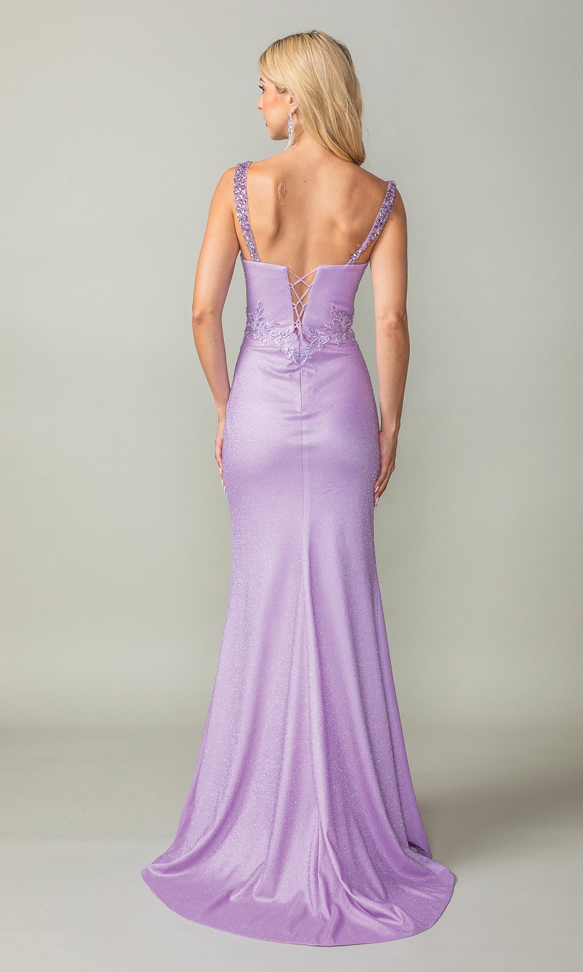 Embellished Sheer-Corset Long Prom Dress 4400