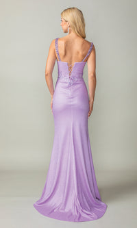 Embellished Sheer-Corset Long Prom Dress 4400