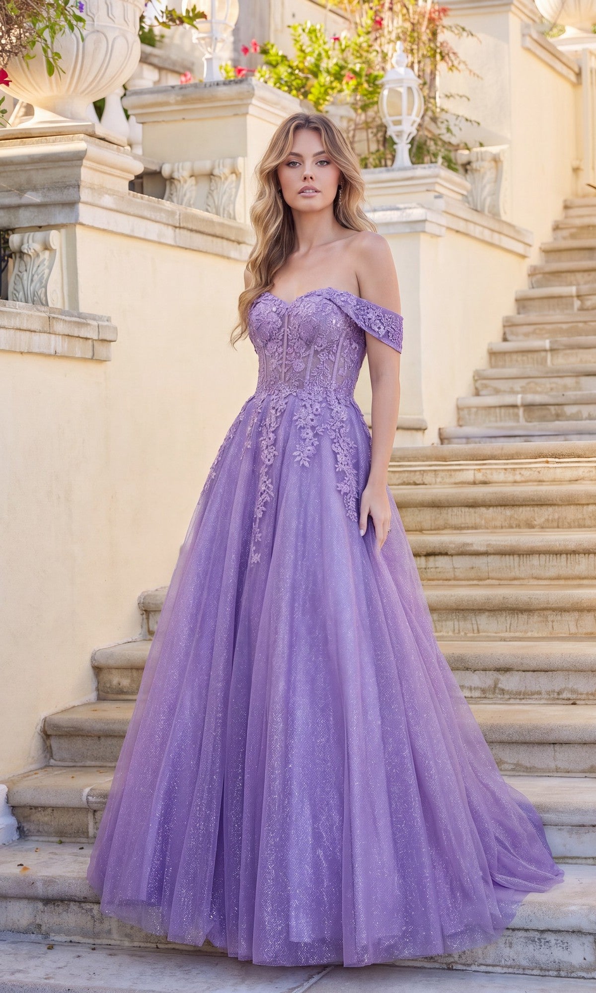 Long Sweetheart A-Line Prom Dress with Lace-Up Corset – PromGirl