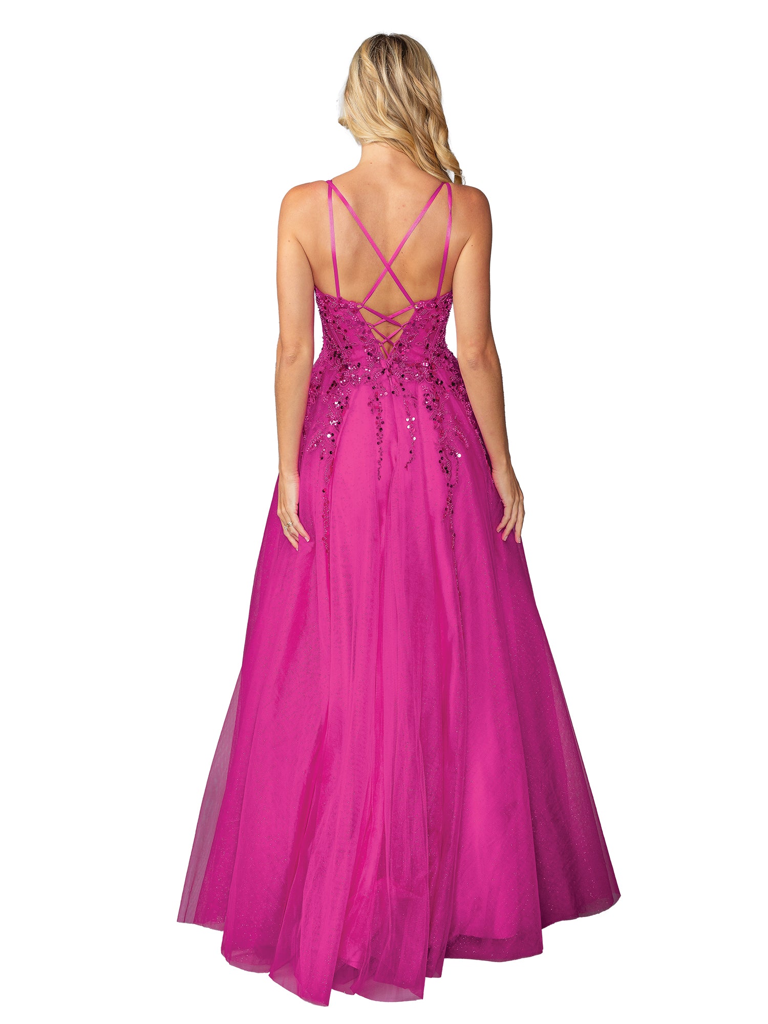 Long Tulle Prom Ball Gown: Dancing Queen 4437