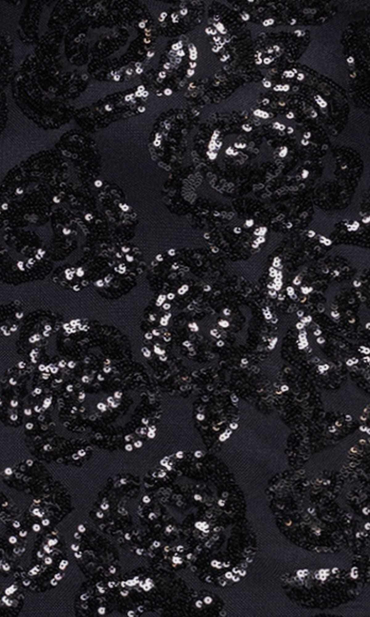 Long Black Sequin Prom Dress: Blondie Nites 4817BN
