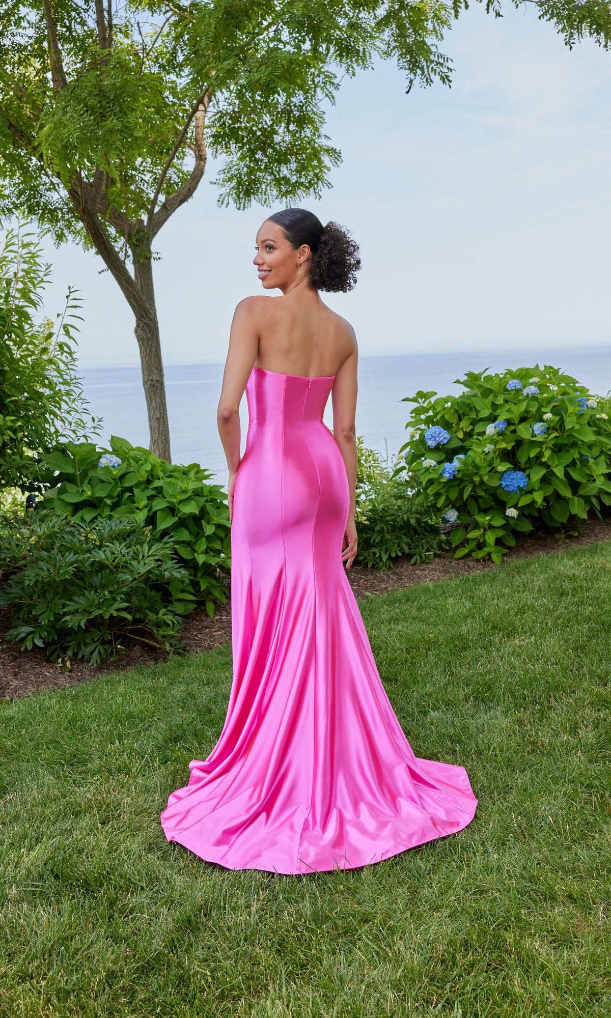 mori lee hot pink prom dress Long Dress: Morilee 49149 / 00 guest-spring