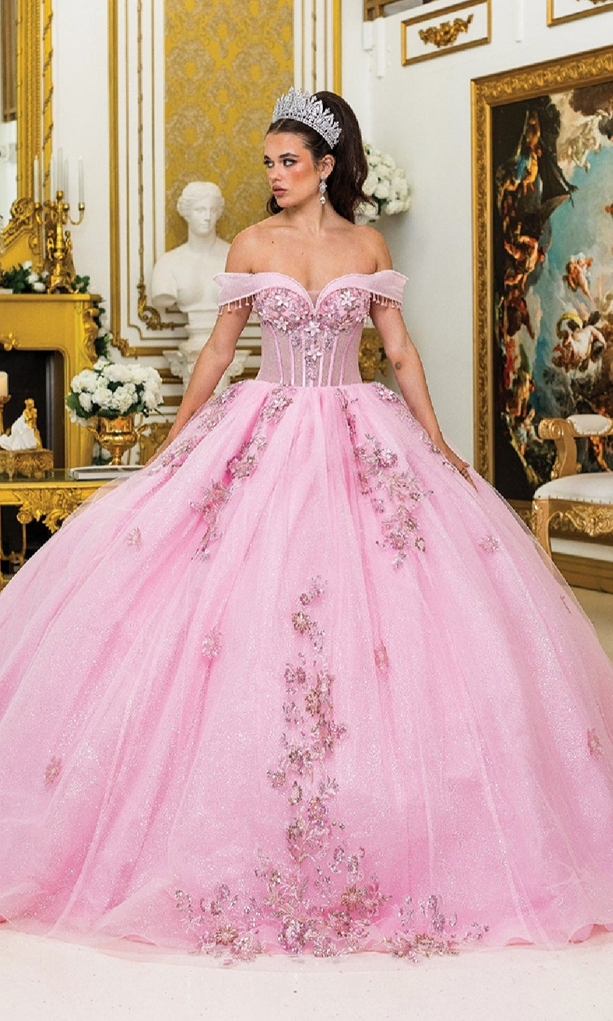Dancing Queen 5001 Long Quinceanera Dress– PromGirl