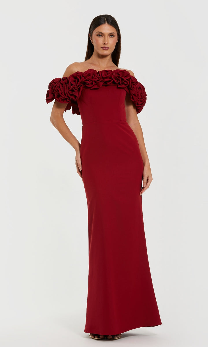 ruby red evening dresses Tina Holly TK801 Long Formal Dress Ruby Red / 12