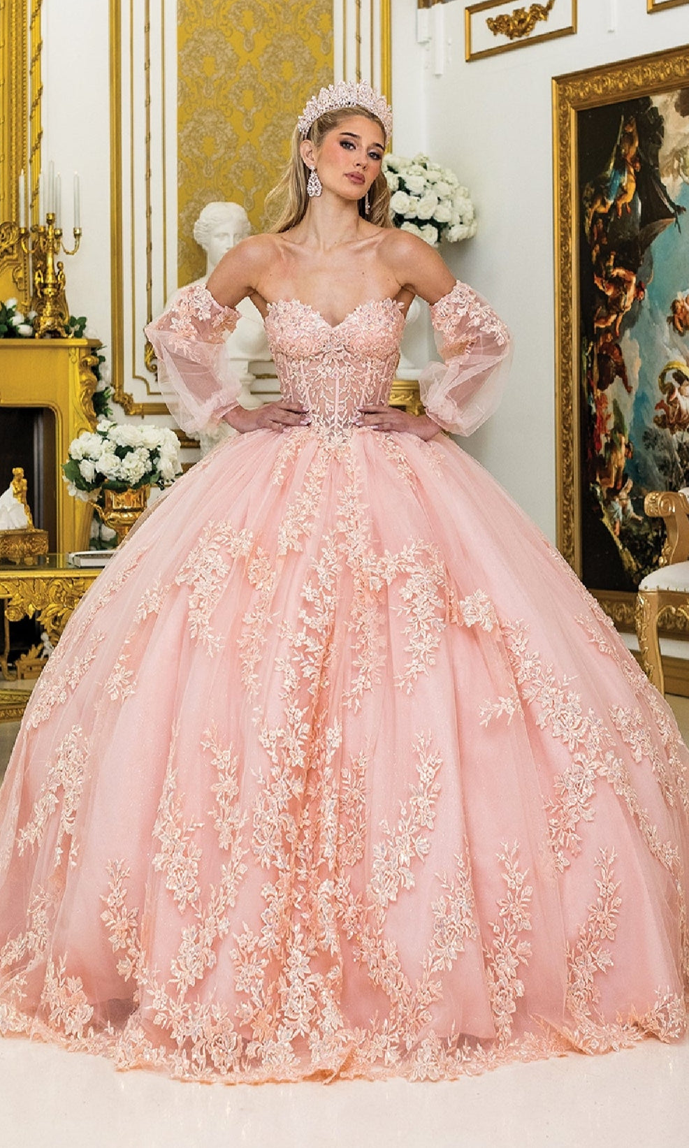 Dancing Queen 5020 Long Quinceanera Dress