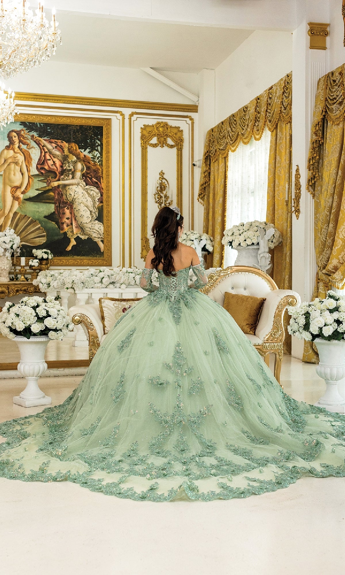 Green Quinceanera Dress 5047 By Dancing Queen