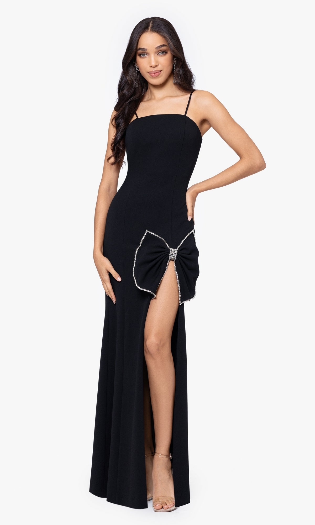 Blondie Nites 5063BN Long Prom Dress
